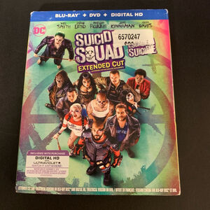 Suicide Squad Extended Cut Blu-ray DVD Digital HD DC Comics